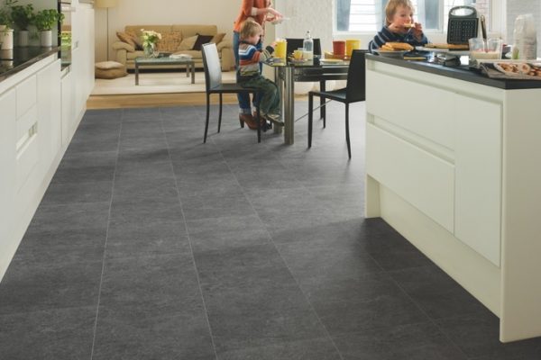 West Lothian kitchen laminate flooring tile design